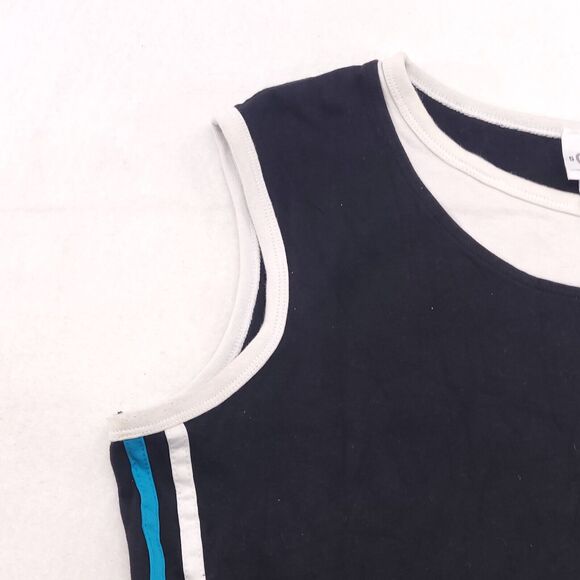 CW Sport Casual Crew Neck Sleeveless Tank Top Shirt Womens Size 1X Black White - Picture 4 of 10